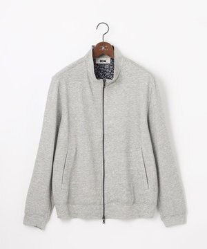  【ジャージー/ストレッチ/軽量】トップメランジピケ スタンドジップアウター