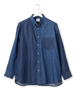  【UNISEX】クレイジーパターン デニムシャツ
