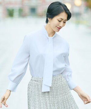  【カタログ掲載】ナチュラルタッチボウタイ ブラウス