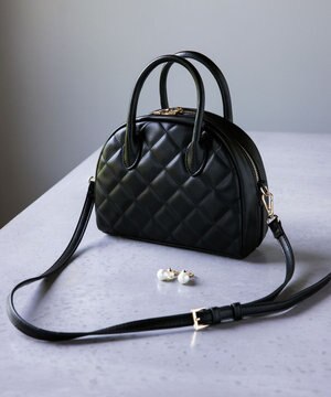 ラウンド ボストンバッグ