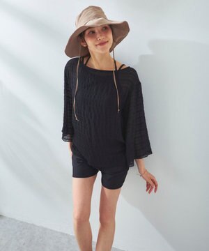  【Ocean Pacific】シアートップス付き4点セット水着