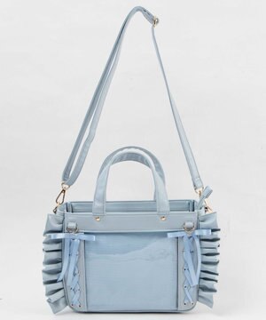  【痛バ＆推し活グッズ】きらめきレースアップフリル痛ショルダー