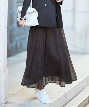  【カタログ掲載】オーガンジープリーツ スカート