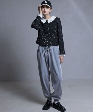  【組曲×setsuko sagittaire】レーシートラック パンツ