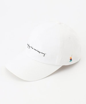 【洗える・抗菌防臭・UVカット】レインボーラビット キャップ