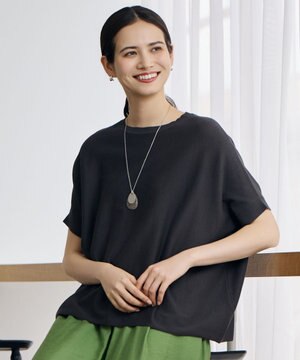  【カタログ掲載】ドライシアーファインゲージプルオーバー ニット