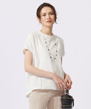  【洗える】ハイブリットレーヨンアムンゼン ブラウス