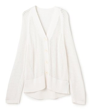  メッシュニット カーディガン