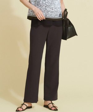  【新色追加】ストレッチダブルクロス フレアパンツ