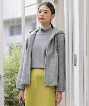  【WEB限定カラーあり】パイルジャージー ジップアップ パーカー