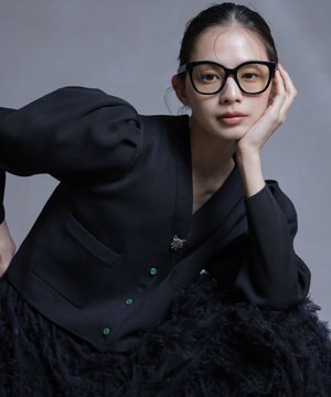  【組曲×setsuko sagittaire】kinakoスポンディッシュ ニットジャケット