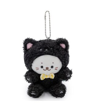  しろたん 猫キーホルダー 《黒ねこ》 単品