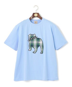  新色登場！【KING SIZE】【UNISEX】ファブリックワッペン バックブルTシャツ