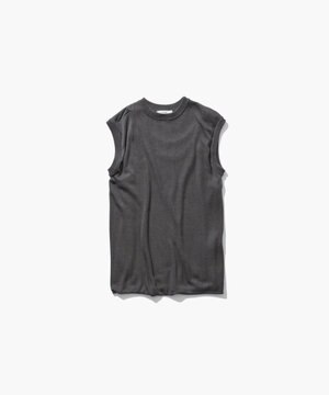  SILK BLENDED CIRCULAR RIB | フィットレイヤードタンクトップ