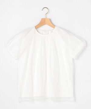  【先行予約】コットンポンチ チュールレイヤード カットソー