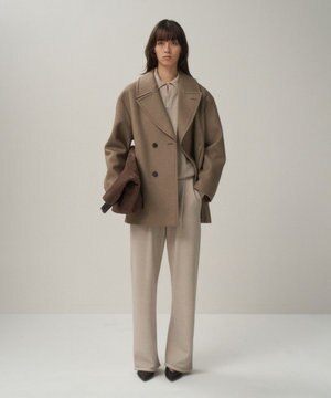  SUPER 120S DOUBLE MELTON | セミダブルショートコート