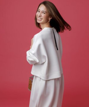  BEAUTY FORM JERSEY クロップド トップス