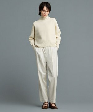  【洗える】サテン ドロストパンツ（uncrave STANDARD）