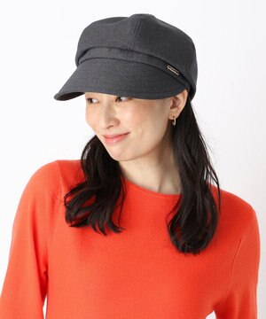  FURLA(フルラ) ワンポントプレート キャスケット／UV 手洗い可 日本製 サイズ調整 防菌防臭