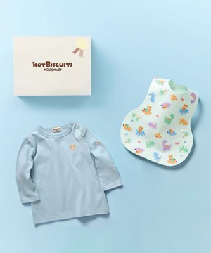  長袖Tシャツ＆お食事スタイセット【BOX付き】