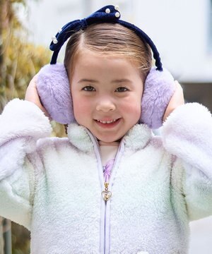  パール×リボンイヤーマフ