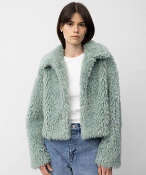 【Nave】ニードルボア クロップド ジャケット