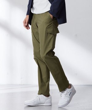  バックサテンストレッチカーゴパンツ