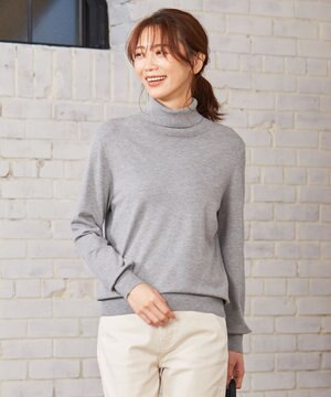  【洗える】PRINCE タートルネック ニット