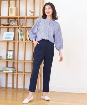  【ウエストゴム】コンフォート美脚パンツ