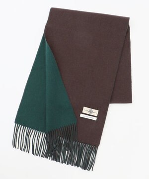  リバーシブル カシミヤマフラー 無地×無地