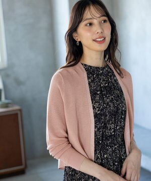  【UVケア・洗える】ショートレングス カーディガン