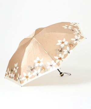  mila schon 折りたたみ傘 フラワーサテンプリント