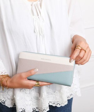 【MERCURYDUO/マーキュリーデュオ】ダイアナ　トリコカラーRFロングウォレット