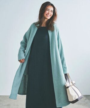 【VERYWEB掲載/KMKK】ウールミックスジャージー コーディガン