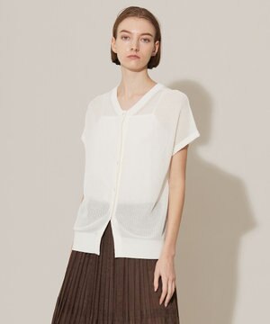  【洗える】コンパクトコイル 3wayサマーニット