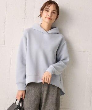  ダンボールジャージーバックフリル パーカー