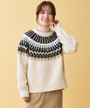 ノルディックパターンニット