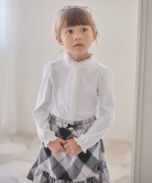  スタンドカラー インナー ブラウス