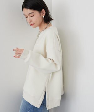  サイドドットボタンポンチプルオーバー