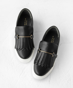 【晴雨兼用】FRINGE SLIPON RAIN SNEAKERS スニーカー