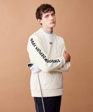  【MEN】中綿キルトプルオーバー