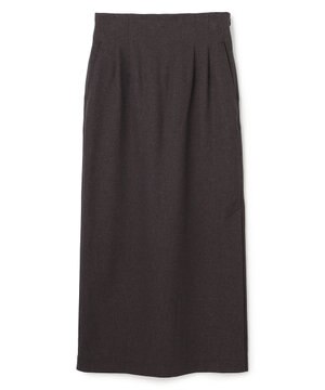  ウォッシャブルウールライクツイル Iラインスカート