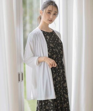  【接触冷感 / UVカット】着流し カーディガン