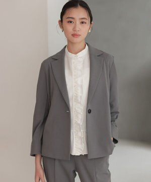  【WEB限定】ジョーゼットジャージー ジャケット