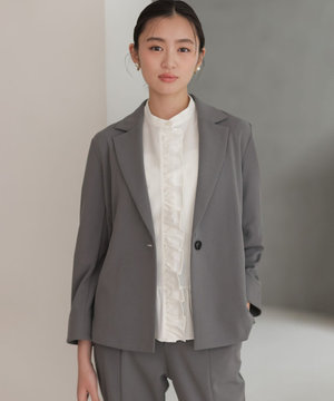 【WEB限定】ジョーゼットジャージー ジャケット