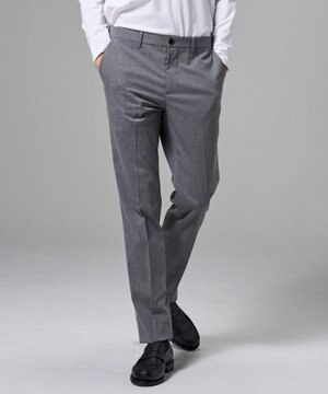 【後ろウエストゴム仕様】キャリーマンストレッチ   テーパードパンツ / CITY EASY