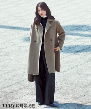  【VERYベストアウター大賞「ロングアウター賞」受賞！/VERY12月号掲載】 MANTECOPure リバー チェスターコート