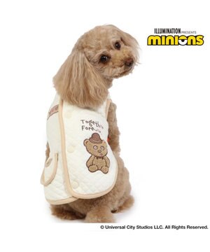  ミニオン 背中開き ベスト 【小型犬】 キルト ティム