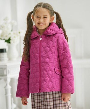  【150-170㎝】中綿キルト コート