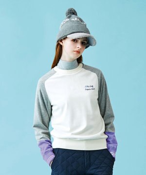  【WOMEN】【洗える】トロンプルイユ ニット